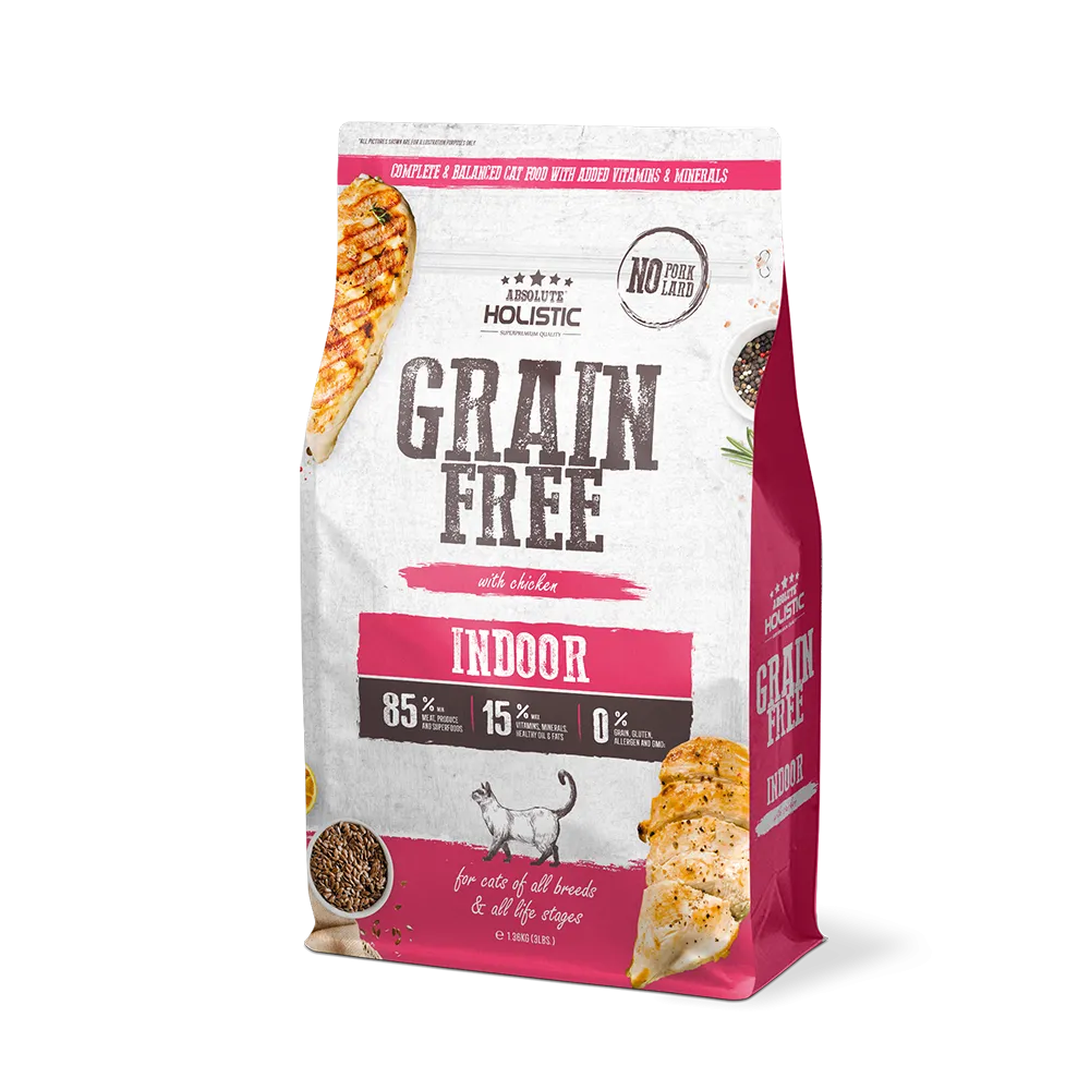 Absolute Holistic Cat Grain Free Indoor Chicken 3lb