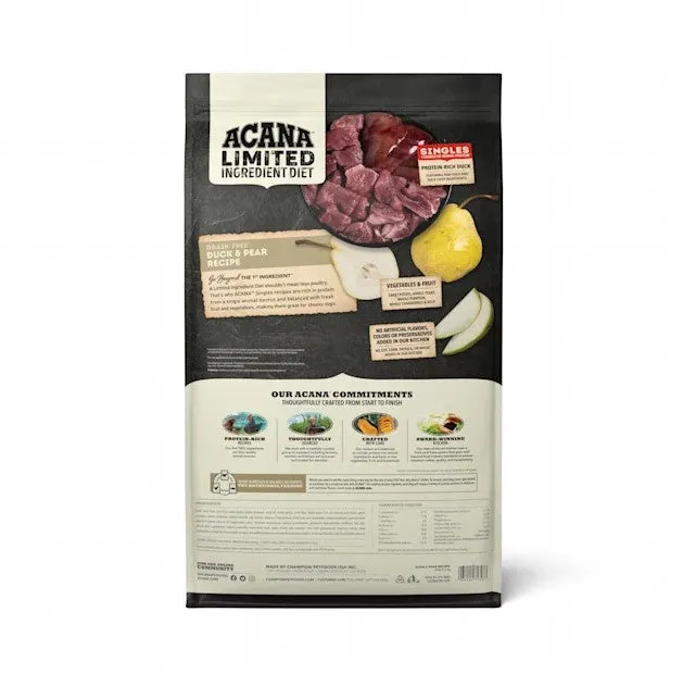 ACANA Singles Duck & Pear Recipe Grain Free Dry Dog Food