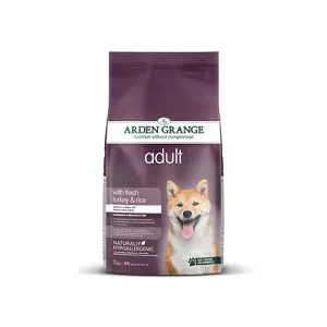 Arden Grange Adult Dog Turkey & Rice 2kg Dry Dog Food