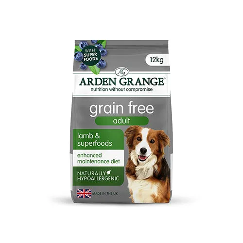 Arden Grange Grain Free Adult Lamb & Superfoods 12kg Dry Dog Food