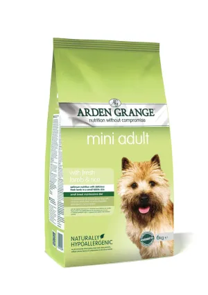 Arden Grange Mini Adult Lamb & Rice 6kg Dry Dog Food