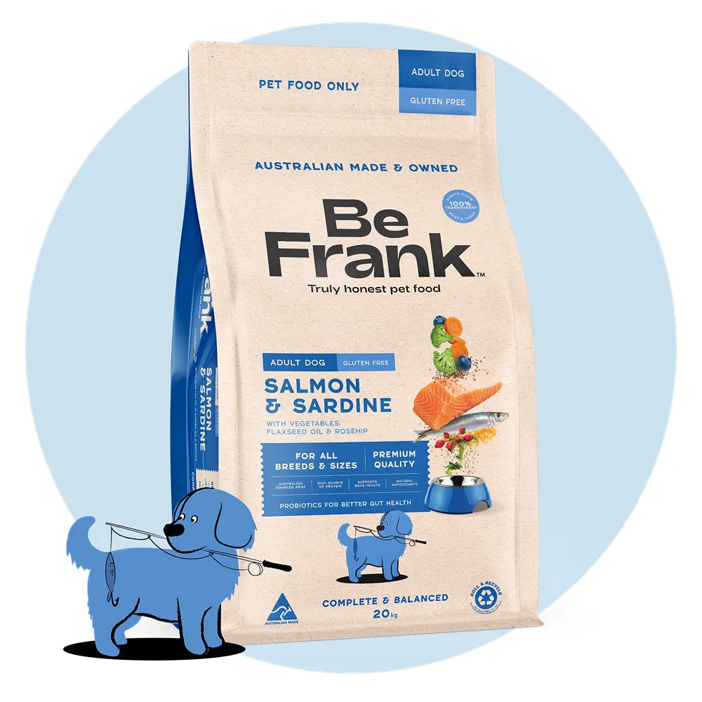 Be Frank Salmon & Sardine Dry Dog Food