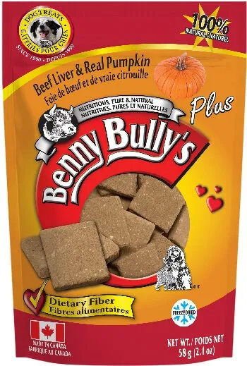 Benny Bully's Beef Liver Plus Pumpkin Dog Treats