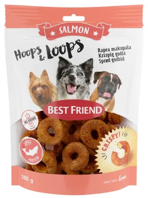 Best Friend Hoops & Loops crunchy salmon treat