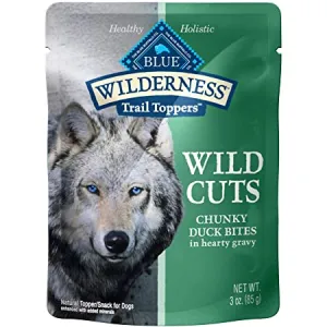 Blue Buffalo Wilderness Wild Cuts Chunky Duck Bites in Gravy