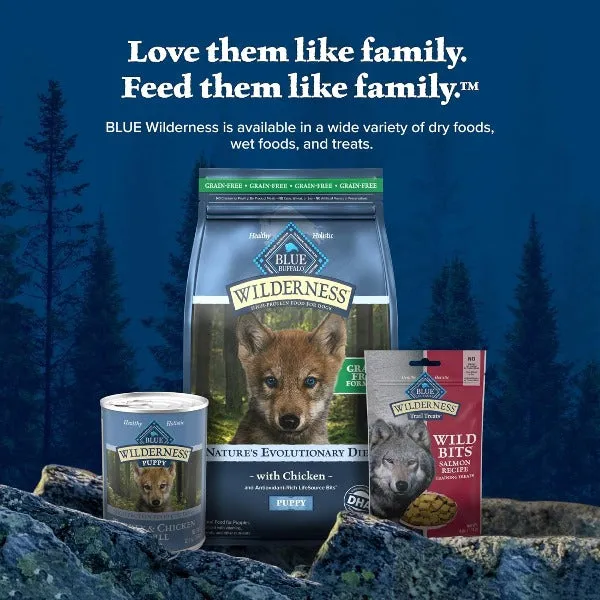 BLUE Wilderness Grain Free Chicken Recipe Dry Puppy Food, 24lb