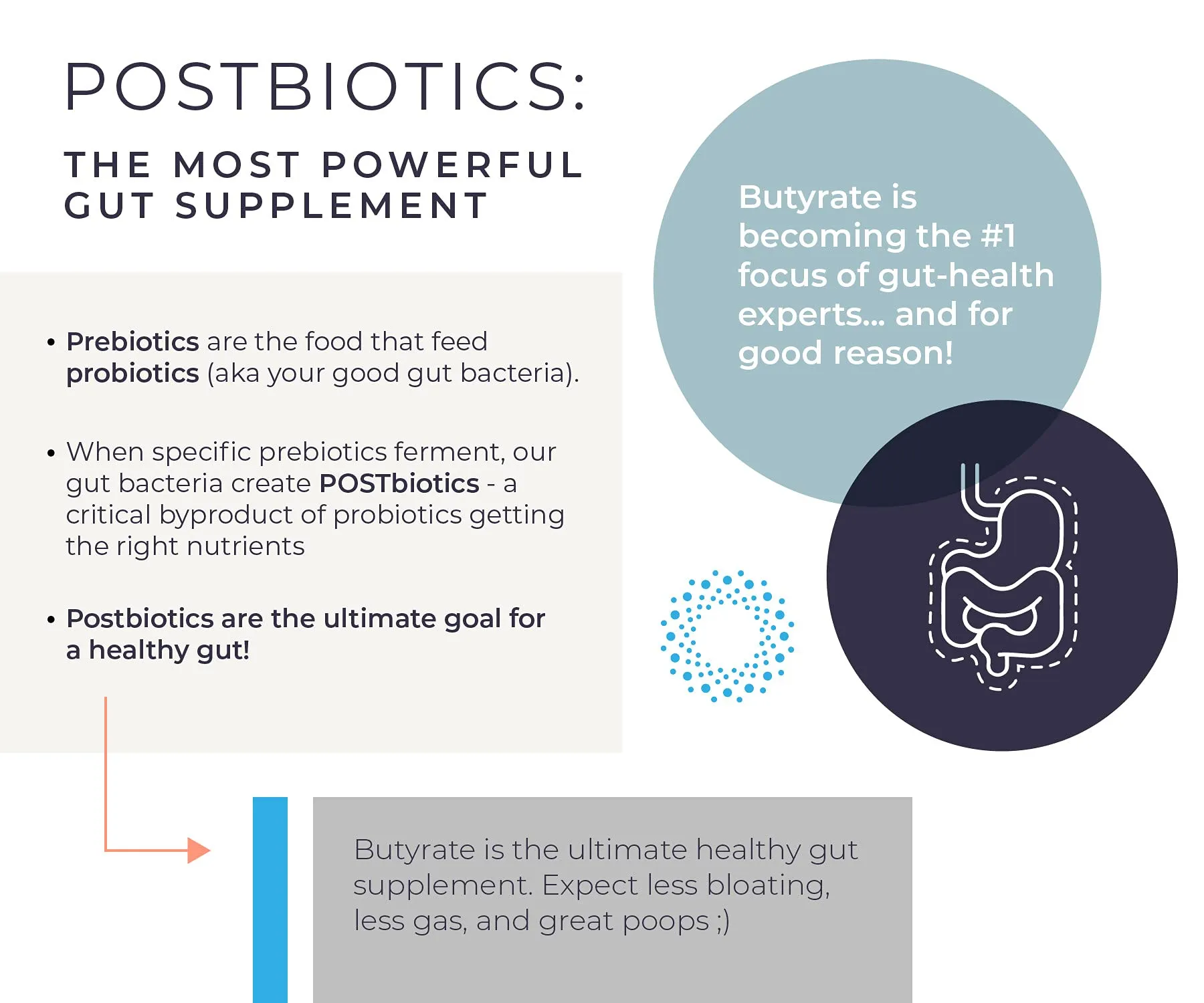 BodyBio Butyrate with Calcium & Magnesium 250 Capsules