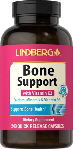 Bone Support with Vitamin K2, 240 Quick Release Capsules