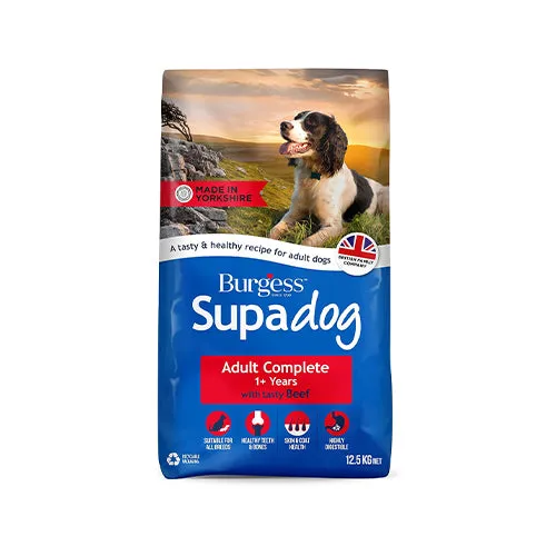 Burgess Supadog Adult Complete Beef 12.5kg Dry Dog Food