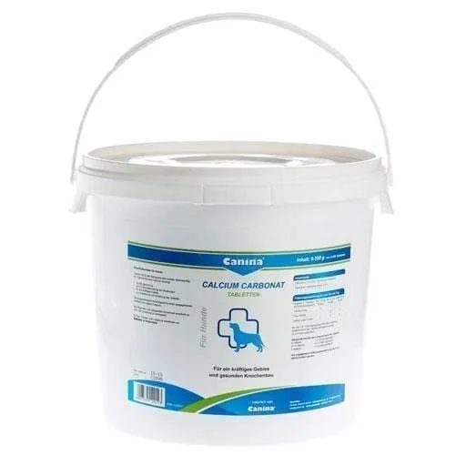 Calcium carbonate tablets for dogs vet.