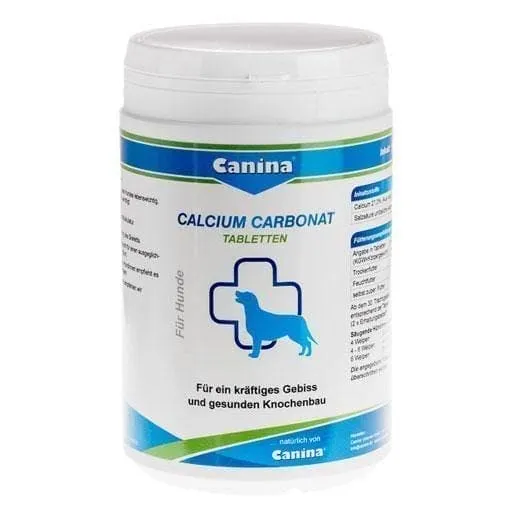 Calcium carbonate tablets for dogs vet.