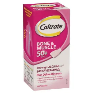 Caltrate Bone & Muscle 50  Tabs 100