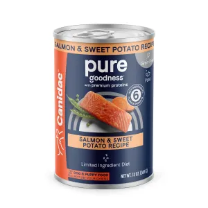 Canidae Grain-Free Pure Salmon And Sweet Potato Wet Dog Food 13oz