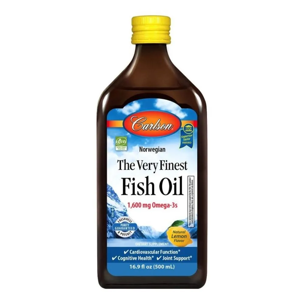 Carlson Norwegian Fish Oil Lemon 500ml