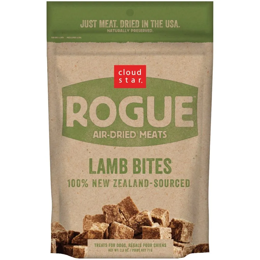 Cloud Star Rogue Air-Dried Lamb Bites Dog Treats 71g