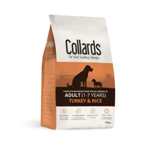 Collards Turkey and Rice Adult Dry Dog Food - 10kg