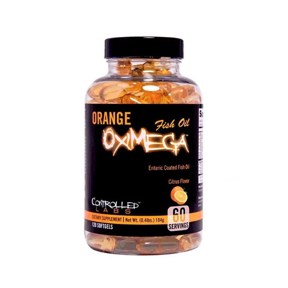 Controlled Labs Orange OxiMega Fish Oil 120 Softgels