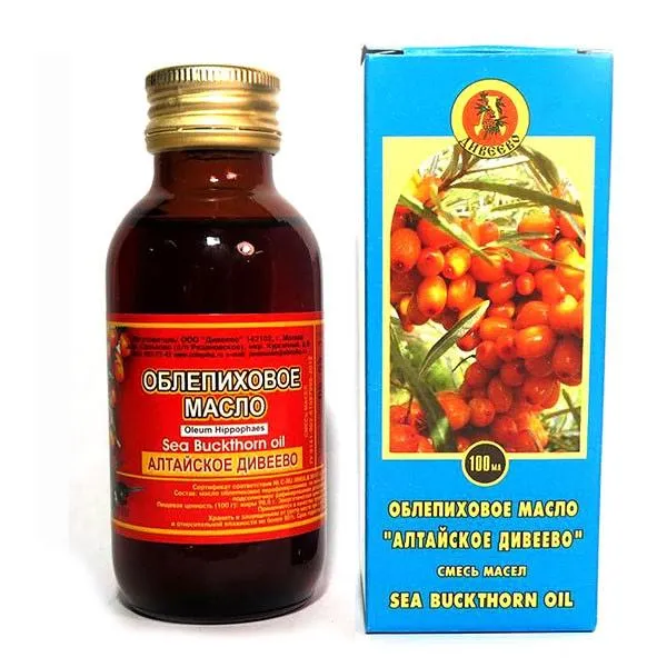 Diveevo Sea Buckthorn Oil, 3.5 oz / 100ml