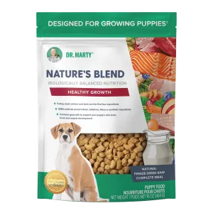 Dr. Marty Nature’s Blend Healthy Growth Premium Freeze-Dried Raw Puppy Food Designed For Growing Puppies