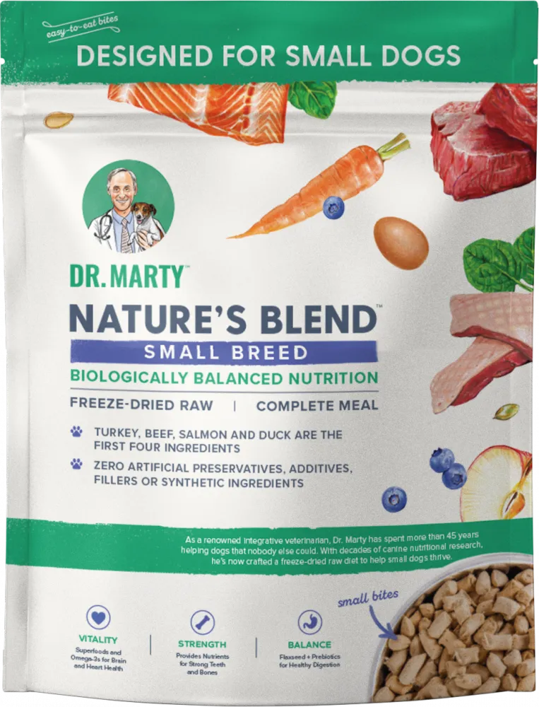 Dr. Marty Nature's Blend Small Breed Freeze Dried Raw Dog Food