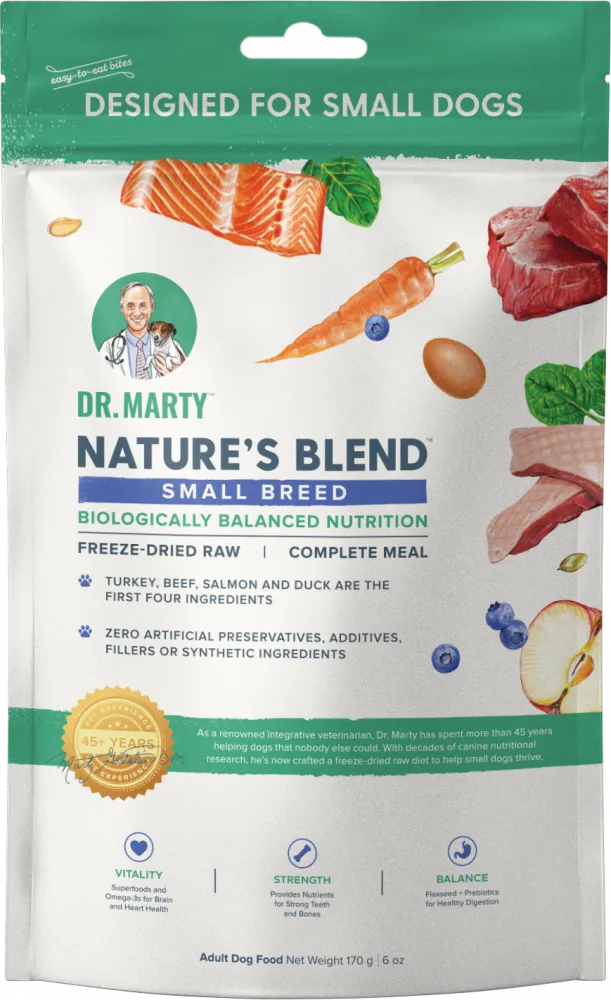 Dr. Marty Nature's Blend Small Breed Freeze Dried Raw Dog Food