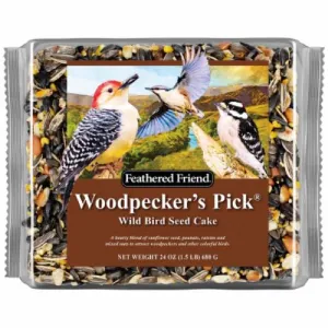 Feathered Friend 14384 24 oz Woodpecker Seed Cake Wild Bird Food