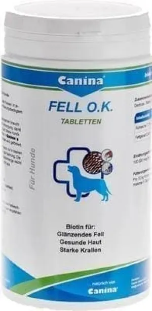 FELL OK tablets vet. biotin dogs