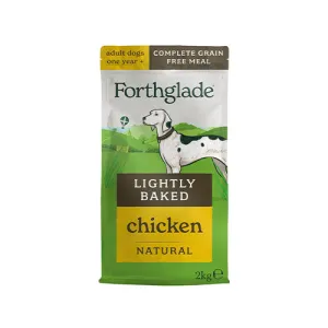 Forthglade Adult Grain Free Chicken Lightly Baked 2kg Dry Dog Food