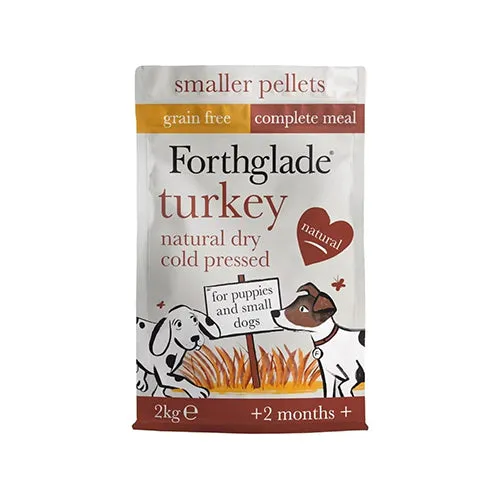 Forthglade Small Dog Grain Free Turkey Dry Cold Pressed 2kg Dry Dog Food