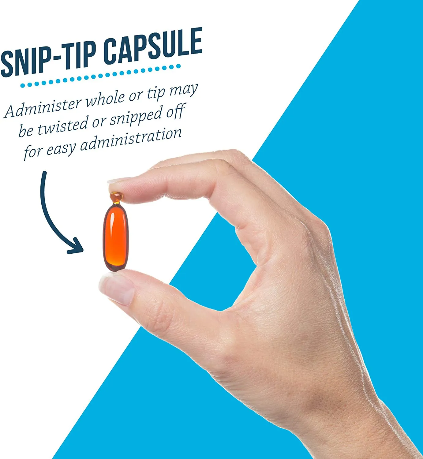 Free Form Snip Tips Omega-3 Fish Oil Liquid Supplement