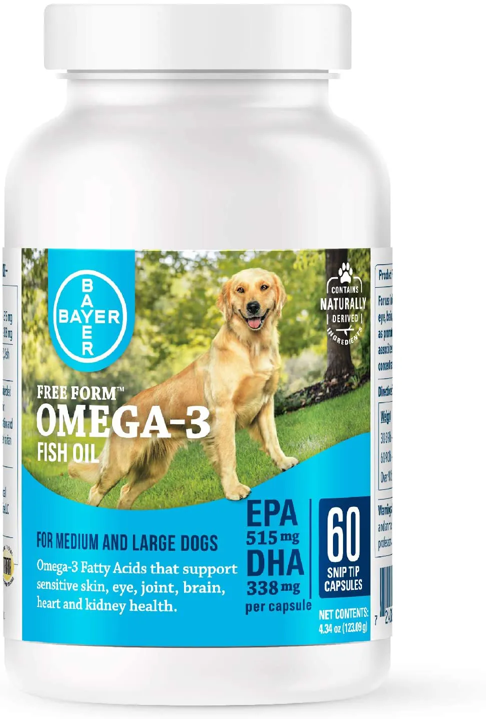 Free Form Snip Tips Omega-3 Fish Oil Liquid Supplement