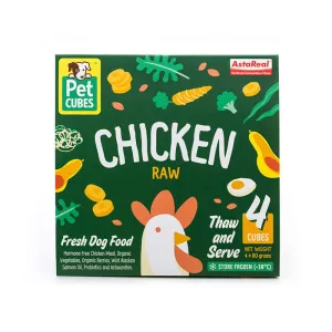 *FROZEN* PetCubes Dog Raw Chicken 2.25kg (7 x 320g)