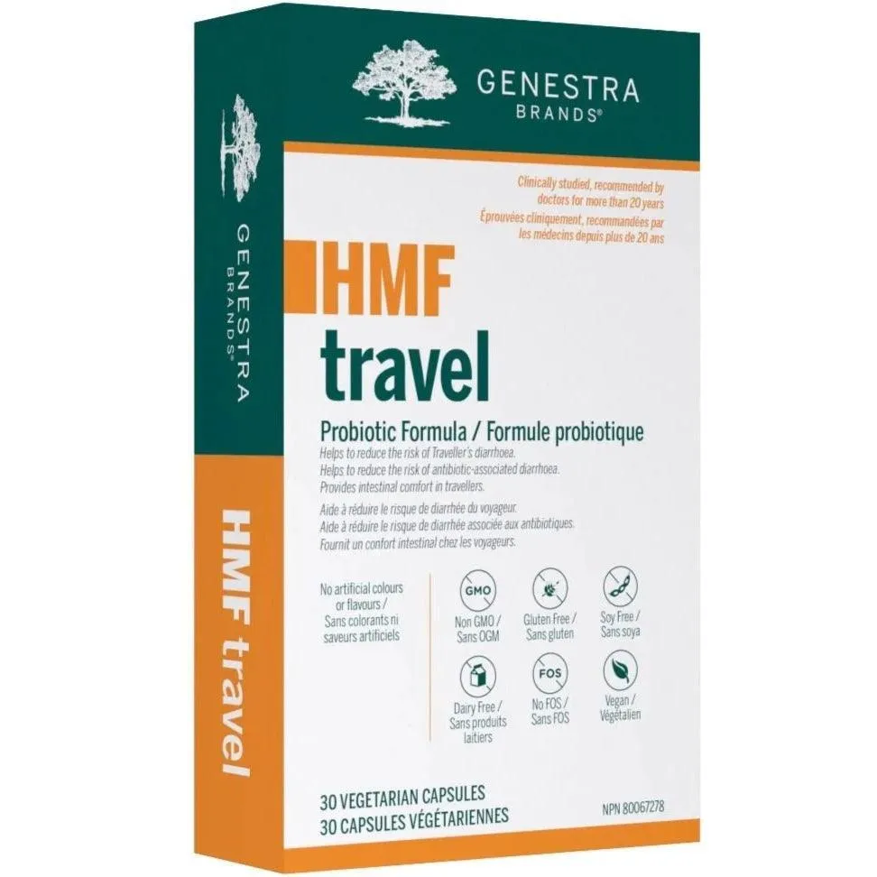 Genestra HMF Travel Probiotic 35 Billion 30 Veggie Caps