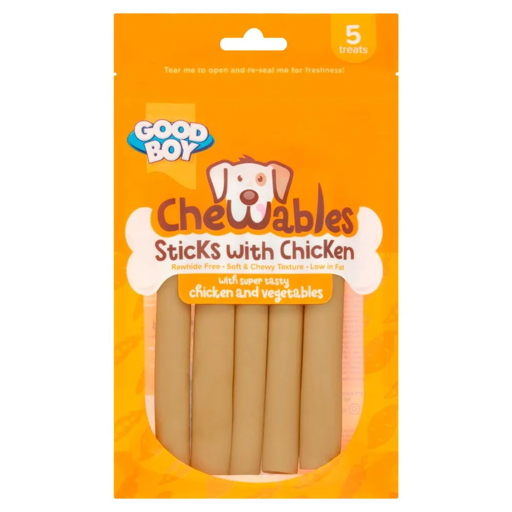 Good Boy Chewables Chicken Sticks 5-Pack