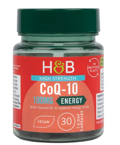 Holland & Barrett High Strength Co-Q10 100mg 30 Capsules