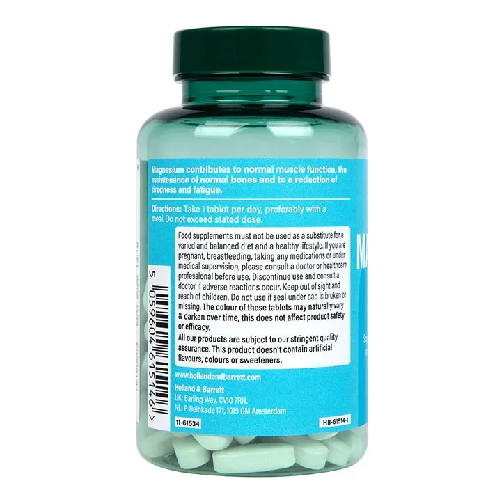 Holland & Barrett Magnesium 375mg 90 Tablets