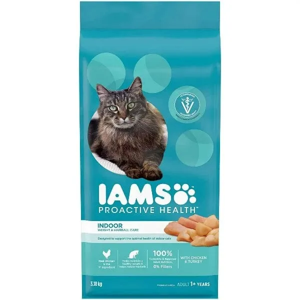 IAMS Proactive Health Indoor Weight & Hairball Care Dry Cat Food