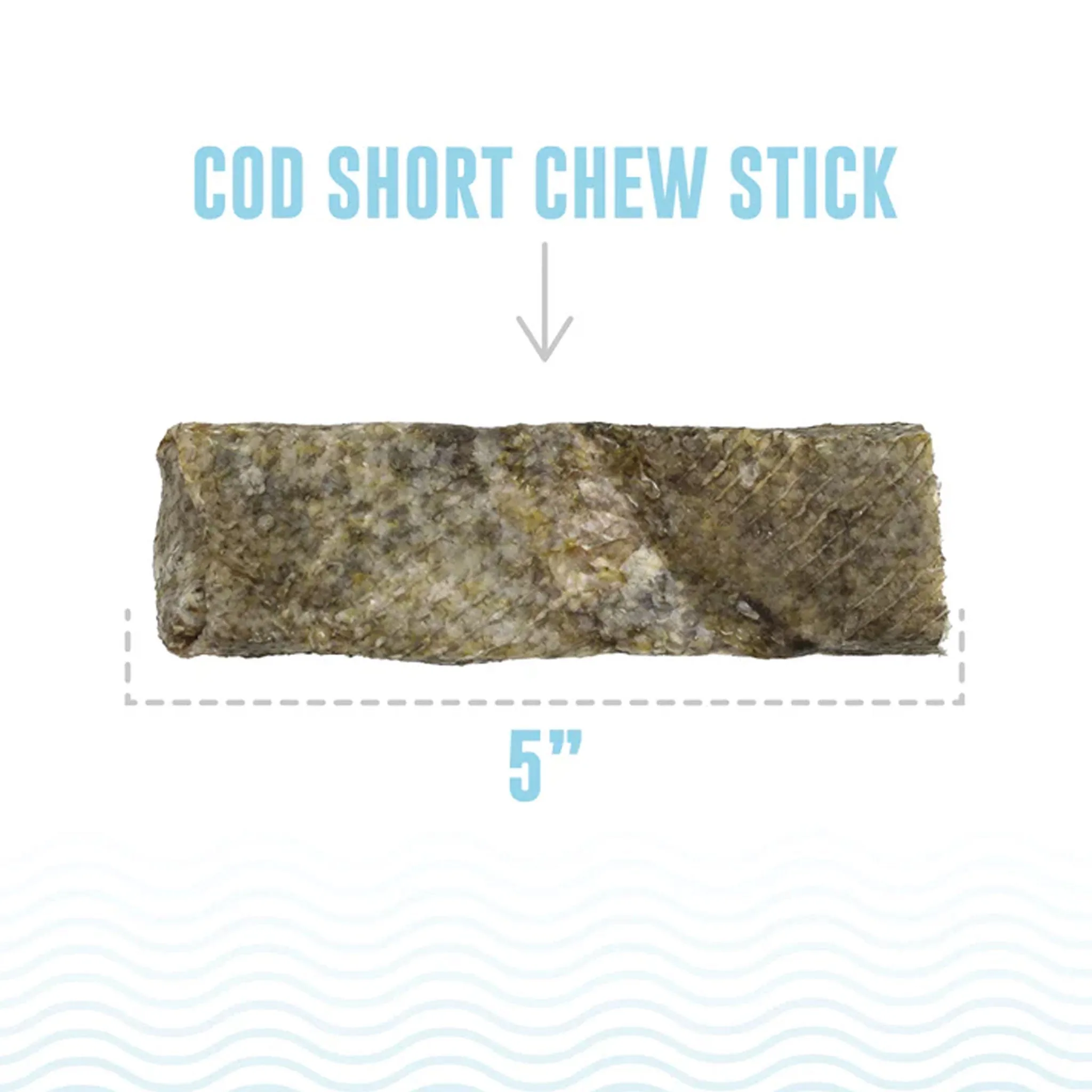 Icelandic  Sticks Dog 3 pk Cod 5"