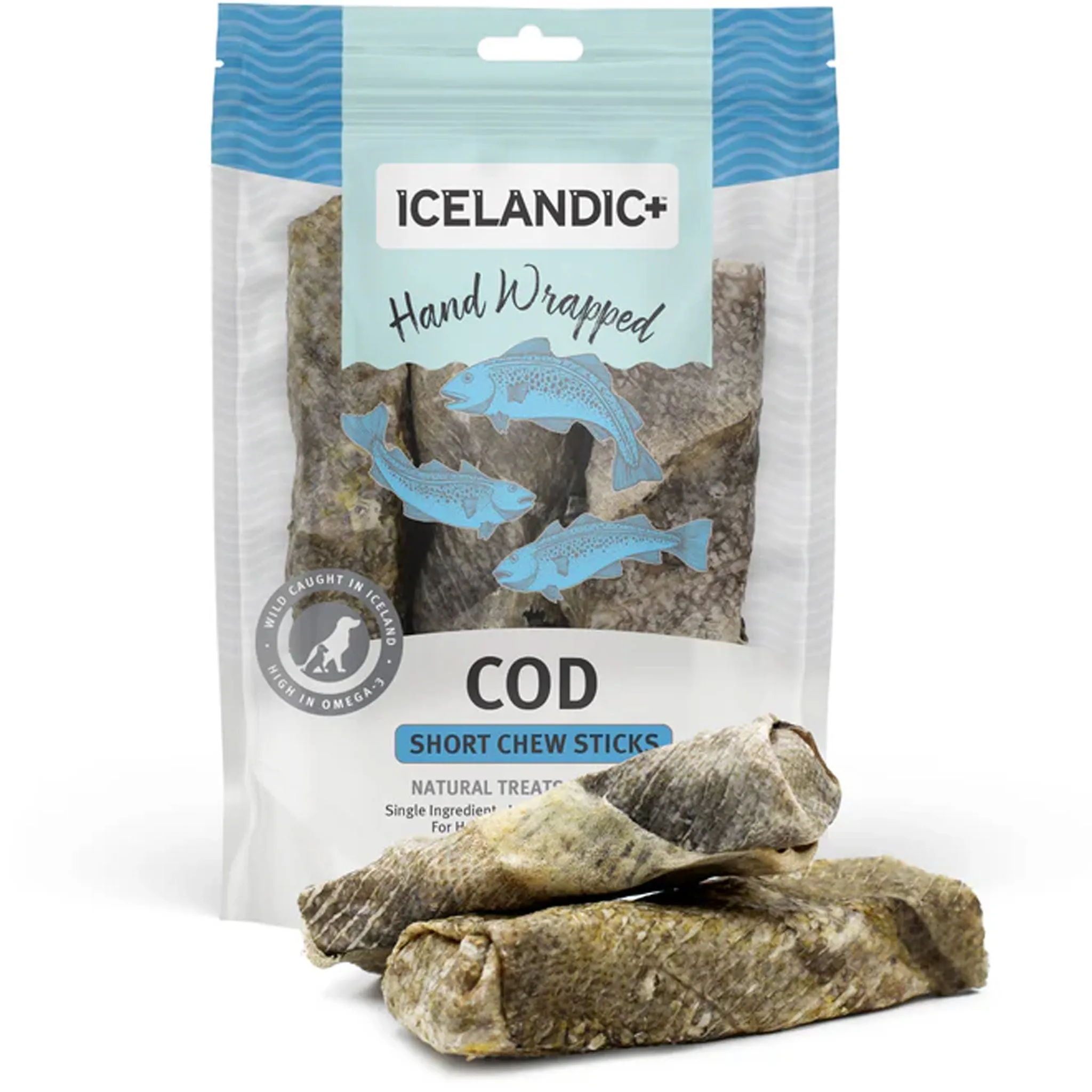 Icelandic  Sticks Dog 3 pk Cod 5"