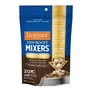 Instinct Pet Food Raw Boost Mixers Multivitamin for Adult Dog Ages 7  Dog Food 5.5oz