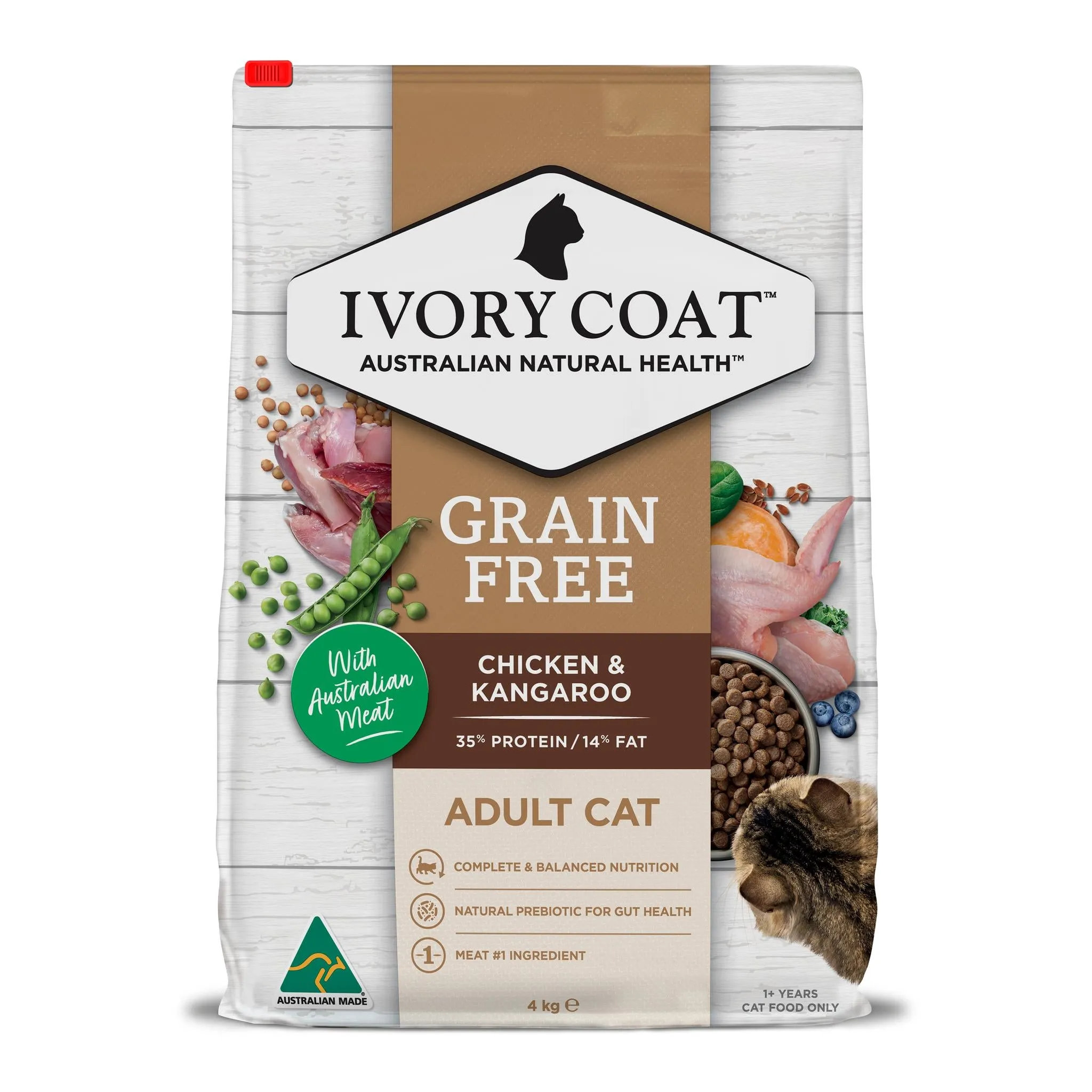 Ivory Coat Adult Grain Free Chicken & Kangaroo Dry Cat Food