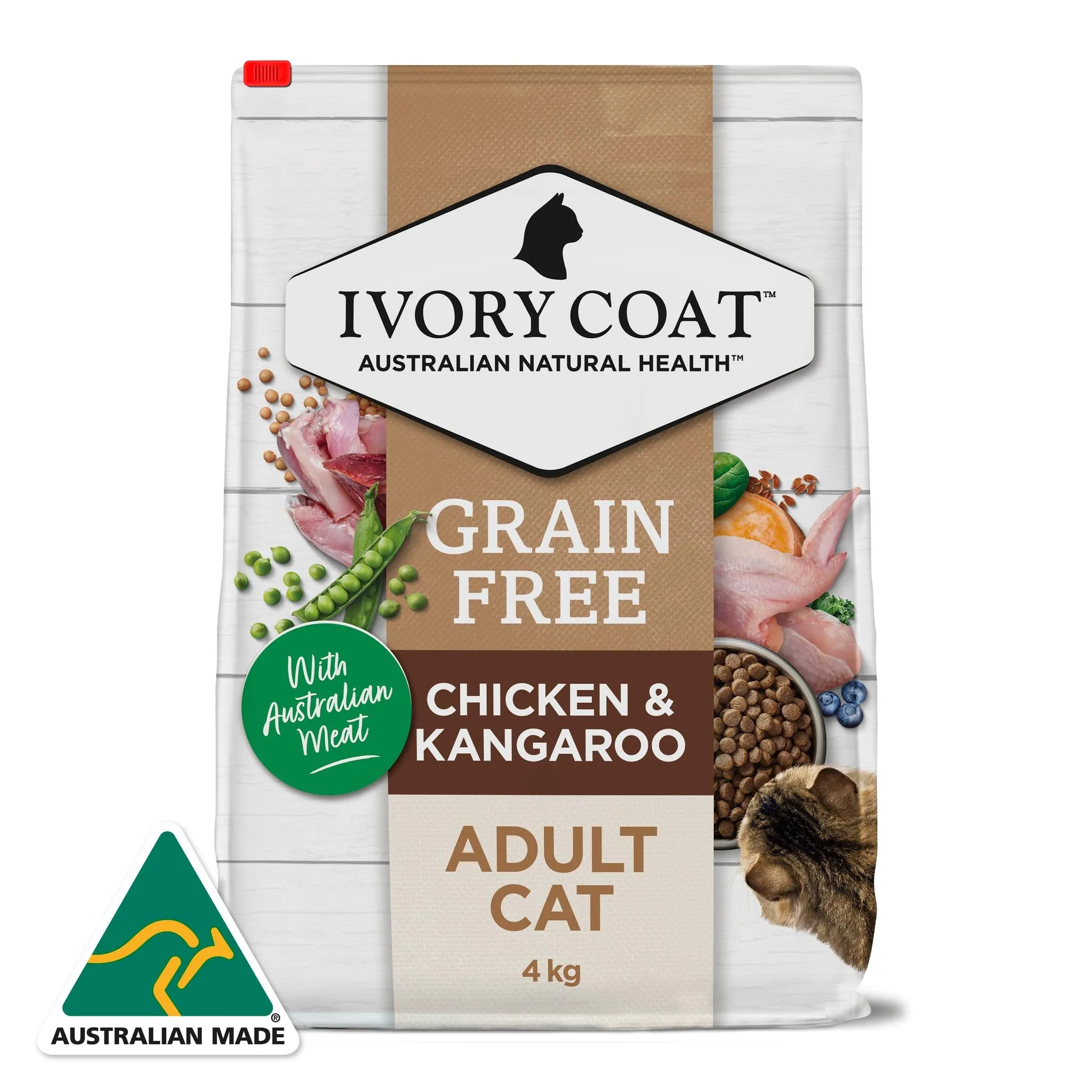 Ivory Coat Adult Grain Free Chicken & Kangaroo Dry Cat Food