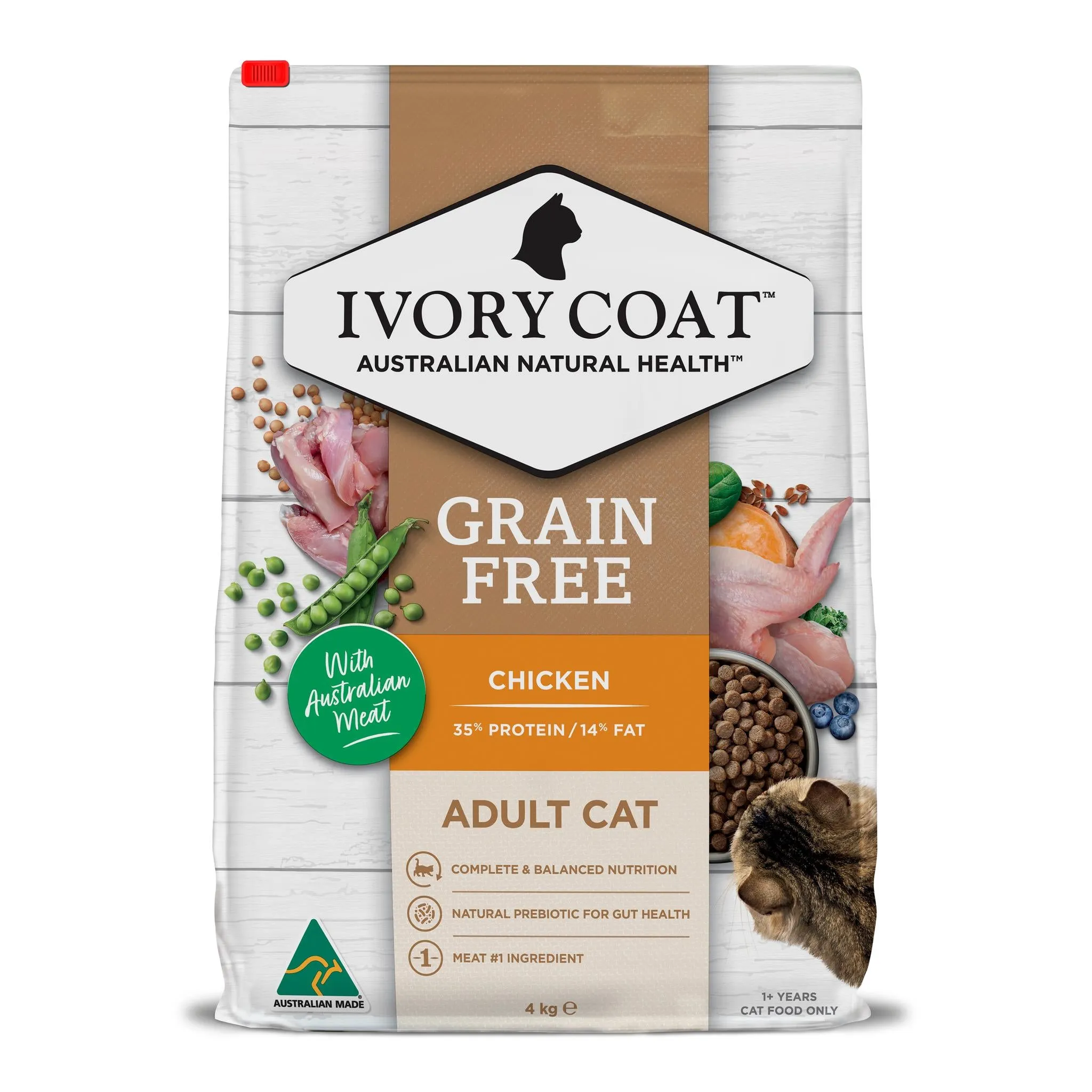 Ivory Coat Adult Grain Free Chicken Cat Dry Food