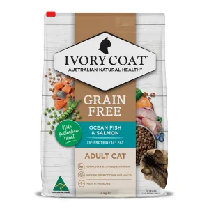 Ivory Coat Adult Grain Free Oceanfish & Salmon Dry Cat Food