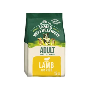 James Wellbeloved Adult Dog With Lamb & Rice 15Kg Dry Dog Food