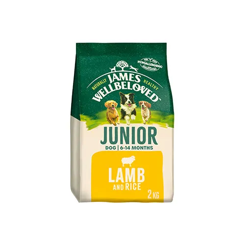 James Wellbeloved Junior Dog Lamb & Rice 2kg Dry Dog Food