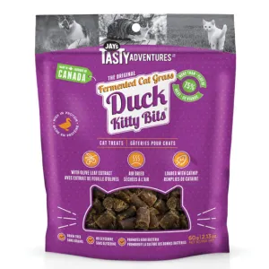 Jay's Tasty Adventure - Cat Treat - Fermented Cat Grass - Duck