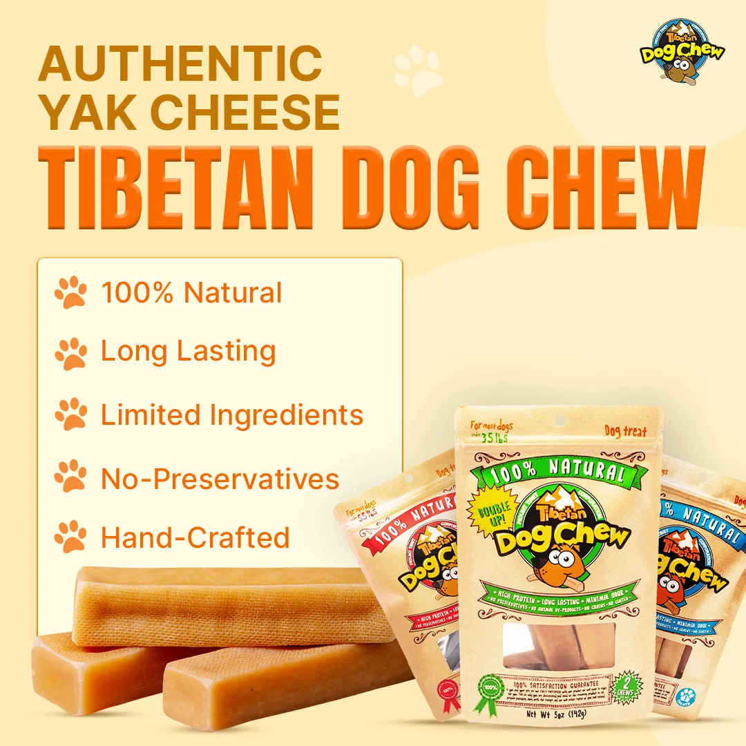 Jumbo Long Lasting Dog Chew for Heavy Chewers - 7 sticks