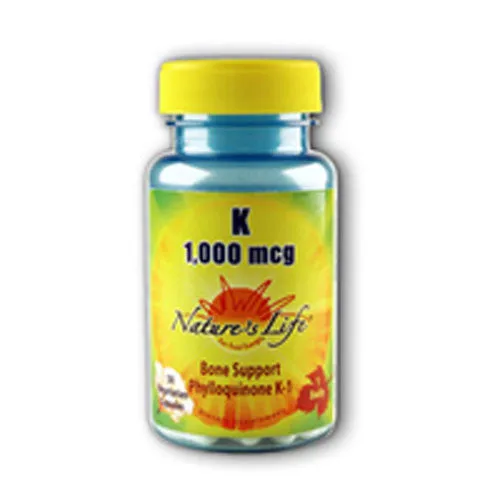 K-1 Phylloquinone 50 vcaps By Nature's Life