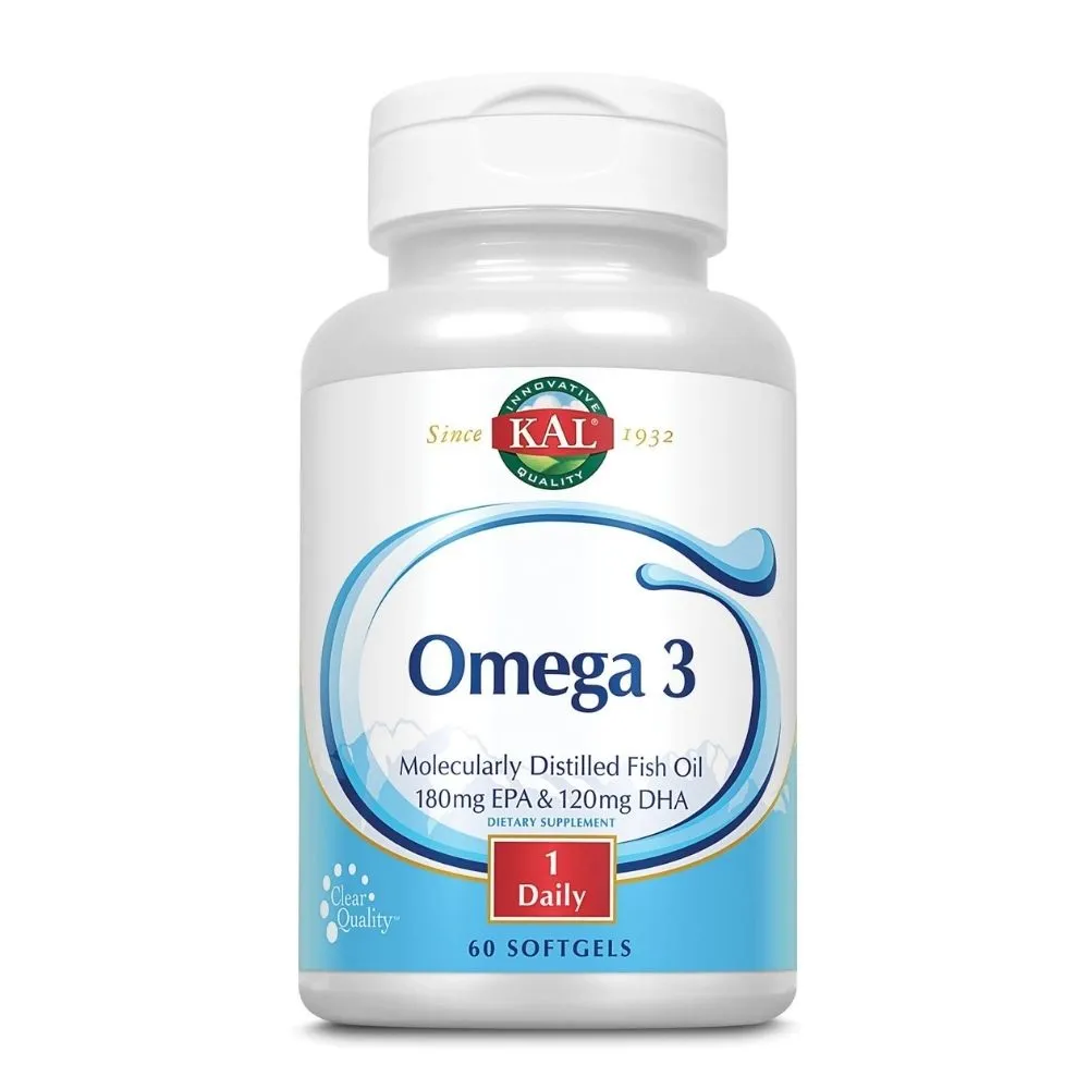 Kal Omega-3 Fish Oil 60 Softgels